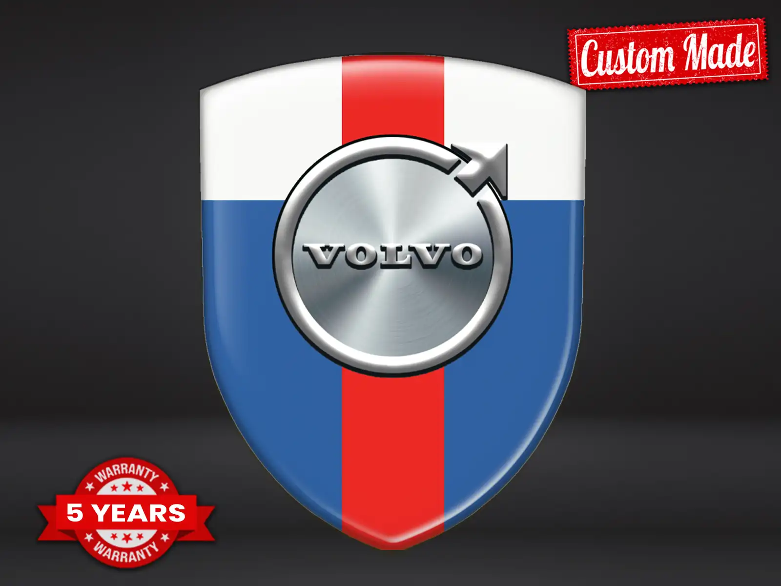 Volvo Etiqueta Impermeable Estilo Moderna Personalizable